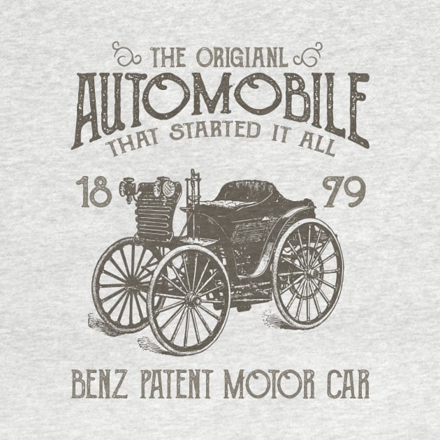 Benz - The Original Automobile by VintageArtwork